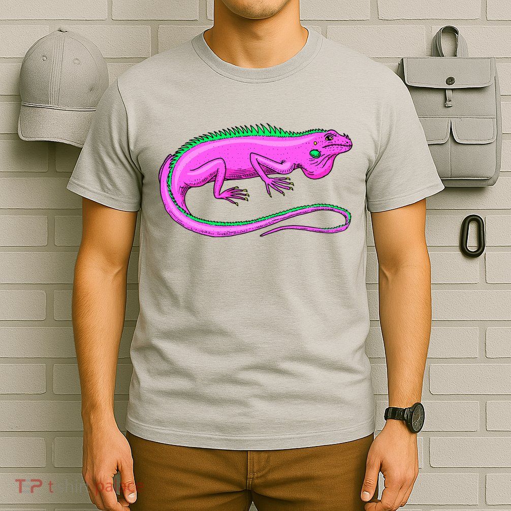 American Green Iguana Lizard T-Shirt