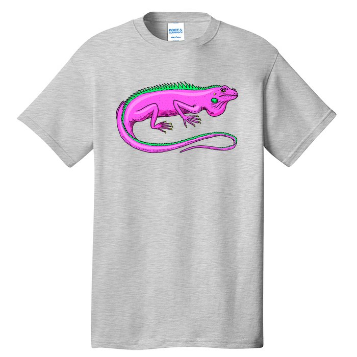 American Green Iguana Lizard Tall T-Shirt