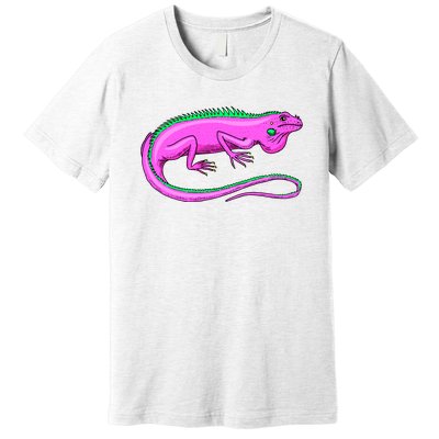 American Green Iguana Lizard Premium T-Shirt