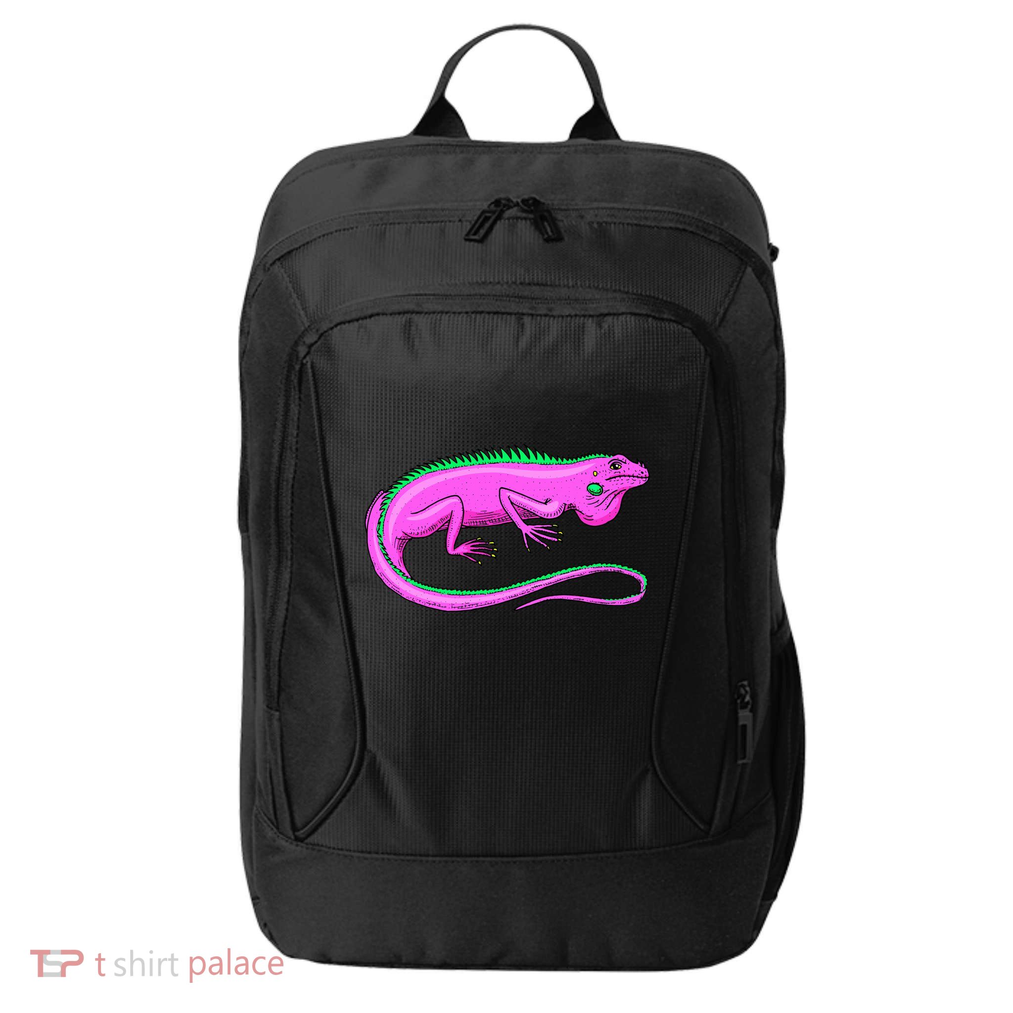 American Green Iguana Lizard City Backpack