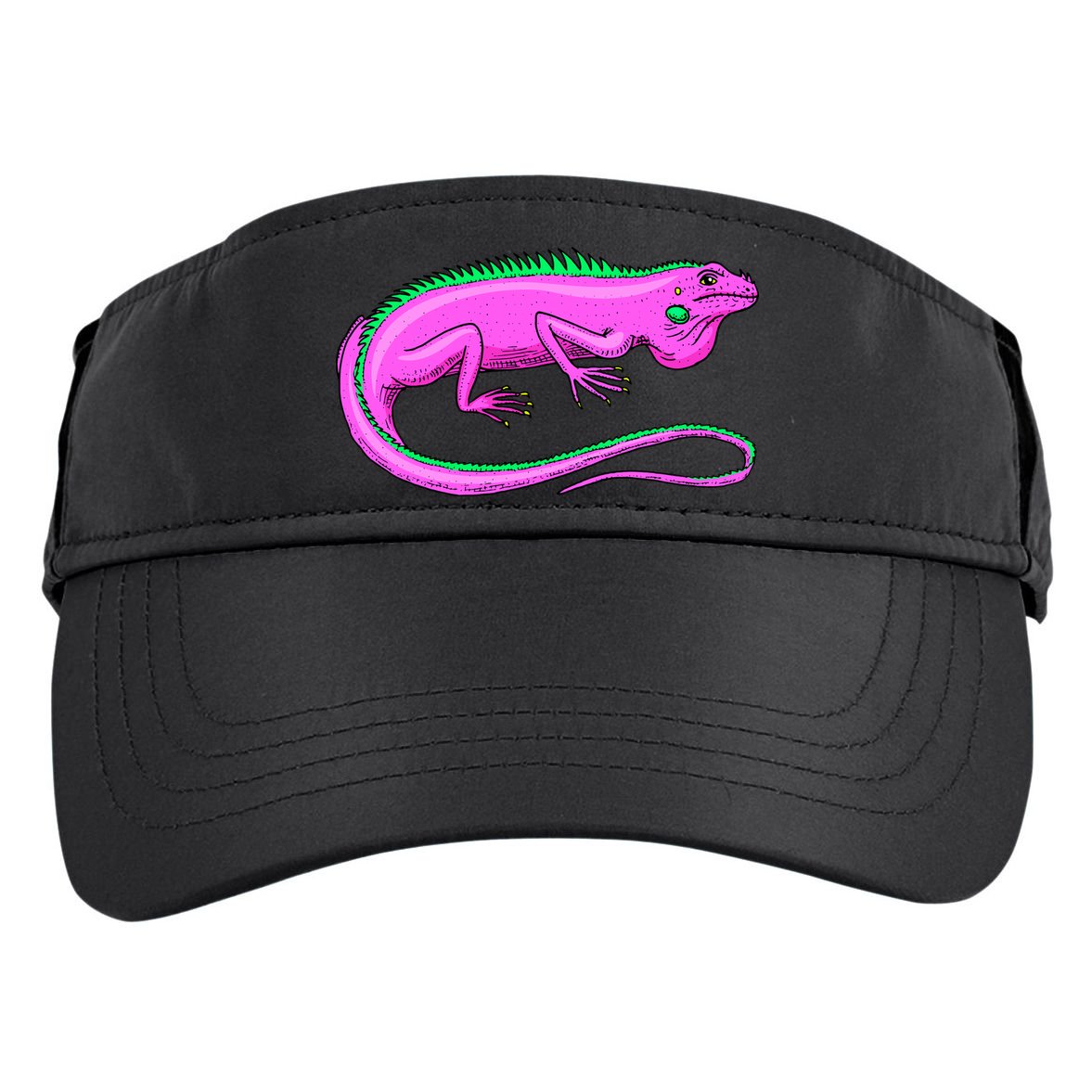 American Green Iguana Lizard Adult Drive Performance Visor