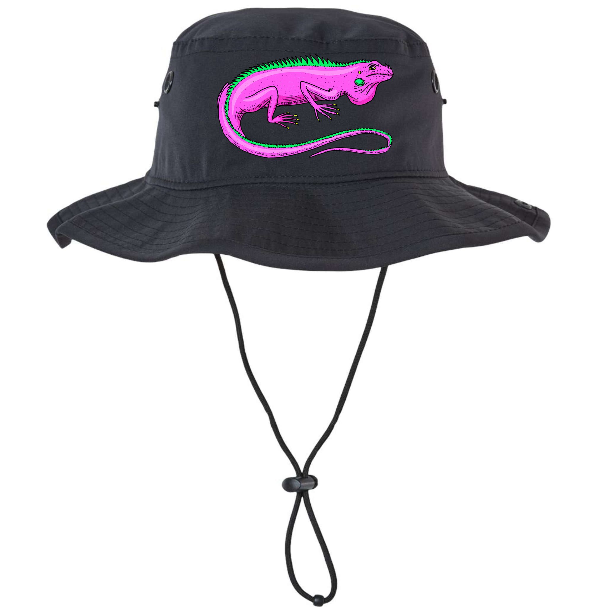 American Green Iguana Lizard Bucket Hat