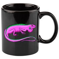American Green Iguana Lizard 11oz C Handle Ceramic Mug