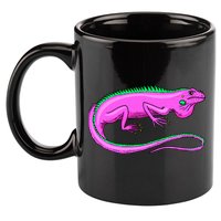 American Green Iguana Lizard 11oz C Handle Ceramic Mug
