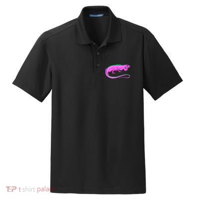 American Green Iguana Lizard Dry Zone Grid Polo