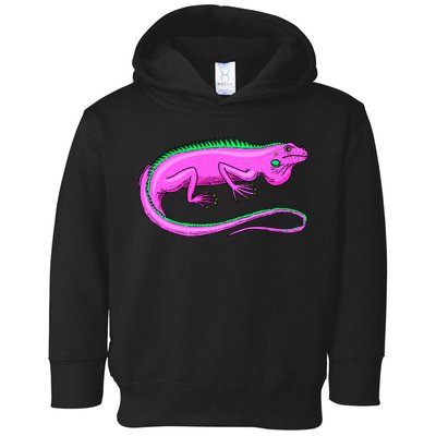 American Green Iguana Lizard Toddler Hoodie