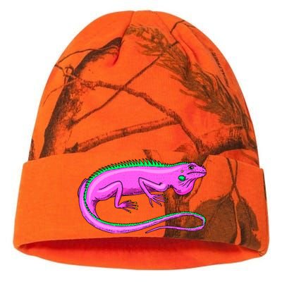 American Green Iguana Lizard Kati Licensed 12" Camo Beanie