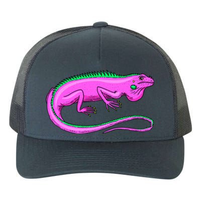 American Green Iguana Lizard Yupoong Adult 5-Panel Trucker Hat