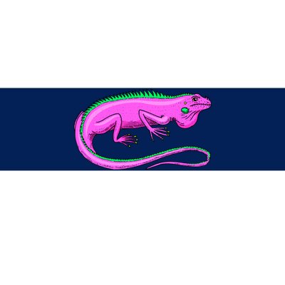 American Green Iguana Lizard Bumper Sticker