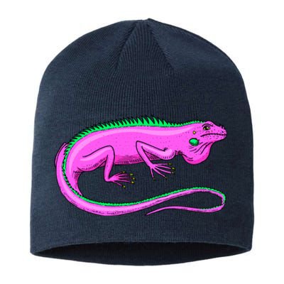 American Green Iguana Lizard Sustainable Beanie