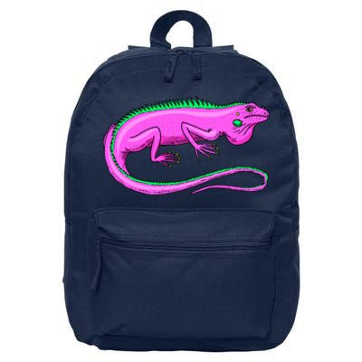 American Green Iguana Lizard 16 in Basic Backpack