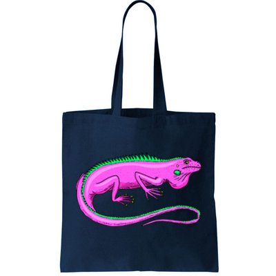 American Green Iguana Lizard Tote Bag