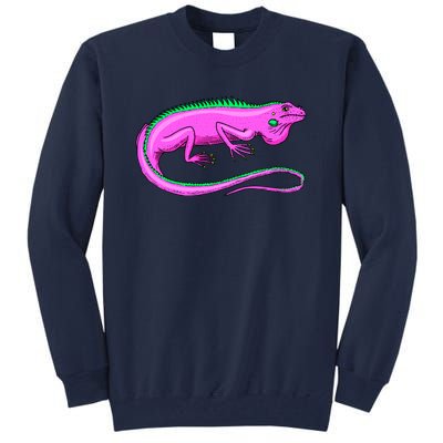 American Green Iguana Lizard Tall Sweatshirt