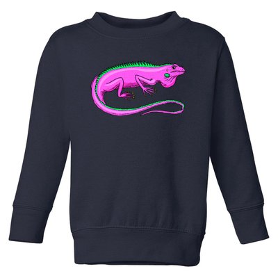 American Green Iguana Lizard Toddler Sweatshirt