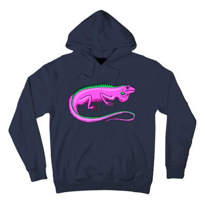 American Green Iguana Lizard Tall Hoodie