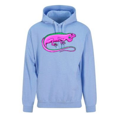 American Green Iguana Lizard Unisex Surf Hoodie