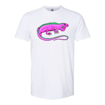 American Green Iguana Lizard Softstyle CVC T-Shirt