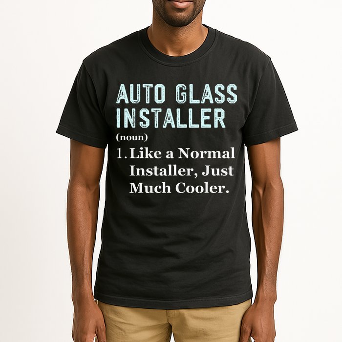 Auto Glass Installer Application Day Glass Installation Tall T-Shirt