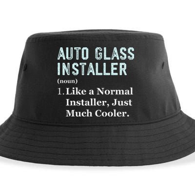 Auto Glass Installer Application Day Glass Installation Sustainable Bucket Hat