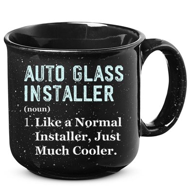 Auto Glass Installer Application Day Glass Installation 15oz Campfire Ceramic Mug