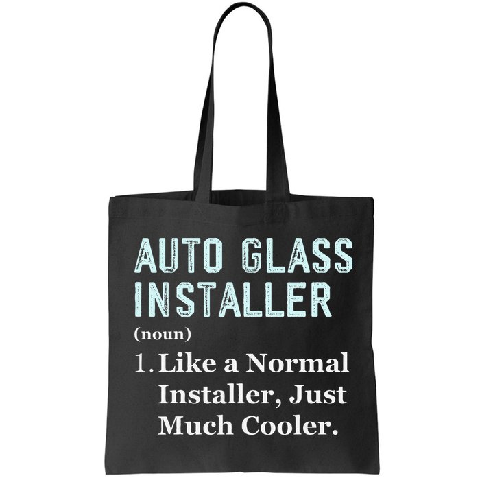 Auto Glass Installer Application Day Glass Installation Bag