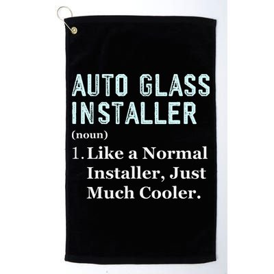 Auto Glass Installer Application Day Glass Installation Golf Towel