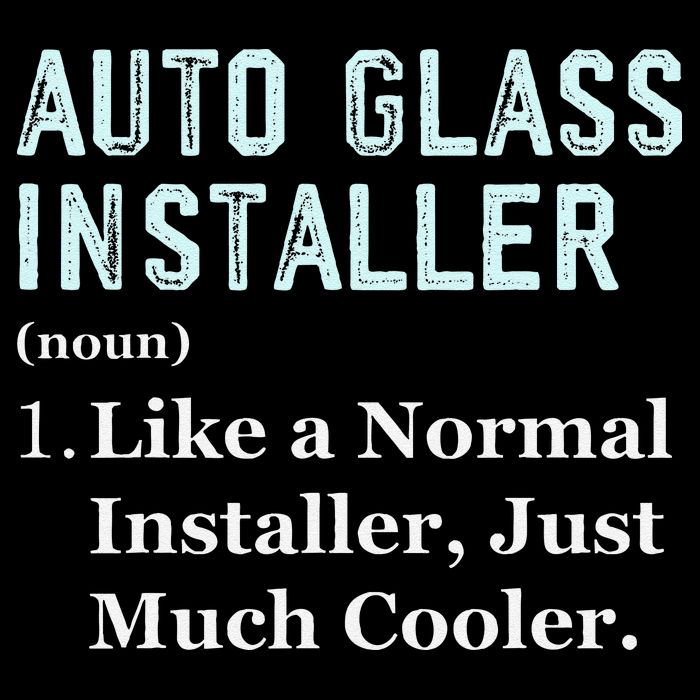 Auto Glass Installer Application Day Glass Installation Cropped Pullover Crew