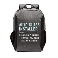 Auto Glass Installer Application Day Glass Installation Vector Backpack