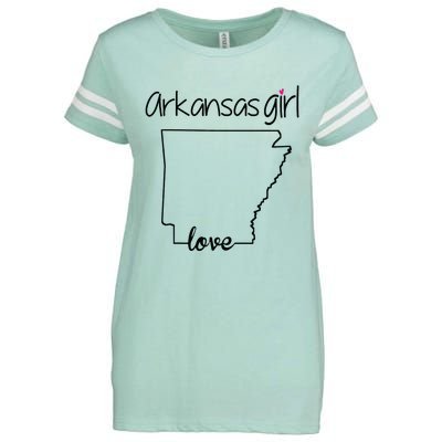 Arkansas Girl I Love Arkansas Home Cute Arkansas Enza Ladies Jersey Football T-Shirt