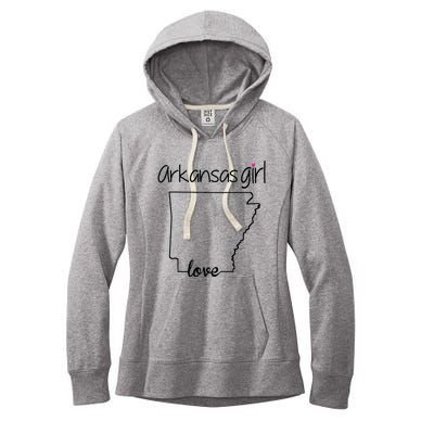 Arkansas Girl I Love Arkansas Home Cute Arkansas Women's Fleece Hoodie