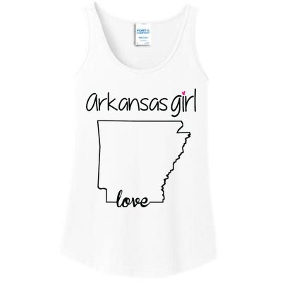 Arkansas Girl I Love Arkansas Home Cute Arkansas Ladies Essential Tank