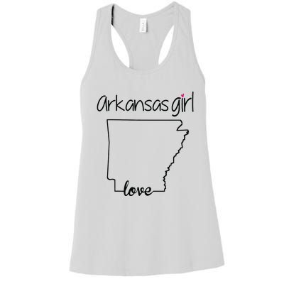 Arkansas Girl I Love Arkansas Home Cute Arkansas Women's Racerback Tank