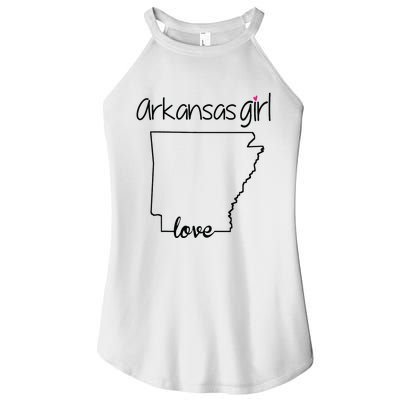 Arkansas Girl I Love Arkansas Home Cute Arkansas Women's Perfect Tri Rocker Tank