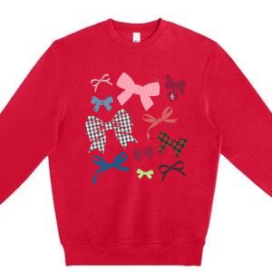 American Girl Iconic Hair Bows Premium Crewneck Sweatshirt