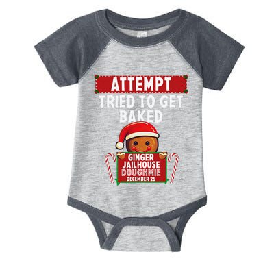 Attempt Ginger Jailhouse Christmas Xmas Gingerbread Holiday Infant Baby Jersey Bodysuit