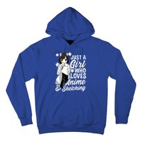 Anime Girl Just A Girl Who Loves Anime And Sketching Drawing Gift Hoodie