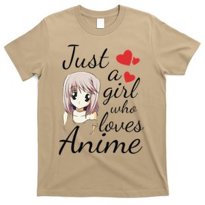 Anime Girl Just A Girl Who Loves Anime T-Shirt