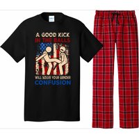 A Good Kick In The Balls Will Solve Your Gender Confusion Pajama Set