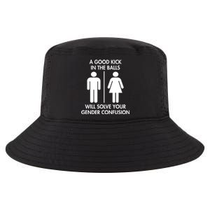 A Good Kick In The Balls Will Solve Your Gender Confusion Cool Comfort Performance Bucket Hat