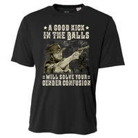 A Good Kick In Balls Will Solve Your Gender Confusion Cooling Performance Crew T-Shirt