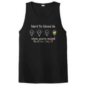 Autistic Gifts K.i.d.s m.e.n Wo Colorful Autism Awareness PosiCharge Competitor Tank