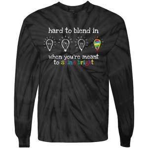 Autistic Gifts K.i.d.s m.e.n Wo Colorful Autism Awareness Tie-Dye Long Sleeve Shirt