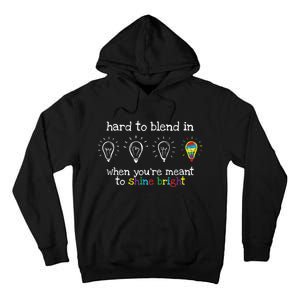 Autistic Gifts K.i.d.s m.e.n Wo Colorful Autism Awareness Tall Hoodie