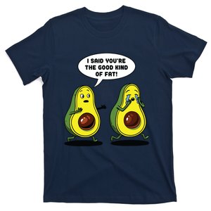 Avocado Good Kind Of Fat Vegan Joke Funny Vegetarian T-Shirt