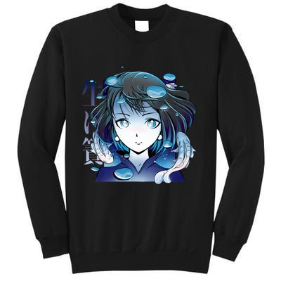Anime Girl Koi Fishes Japanese Sweatshirt