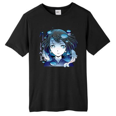 Anime Girl Koi Fishes Japanese Tall Fusion ChromaSoft Performance T-Shirt