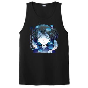 Anime Girl Koi Fishes Japanese PosiCharge Competitor Tank