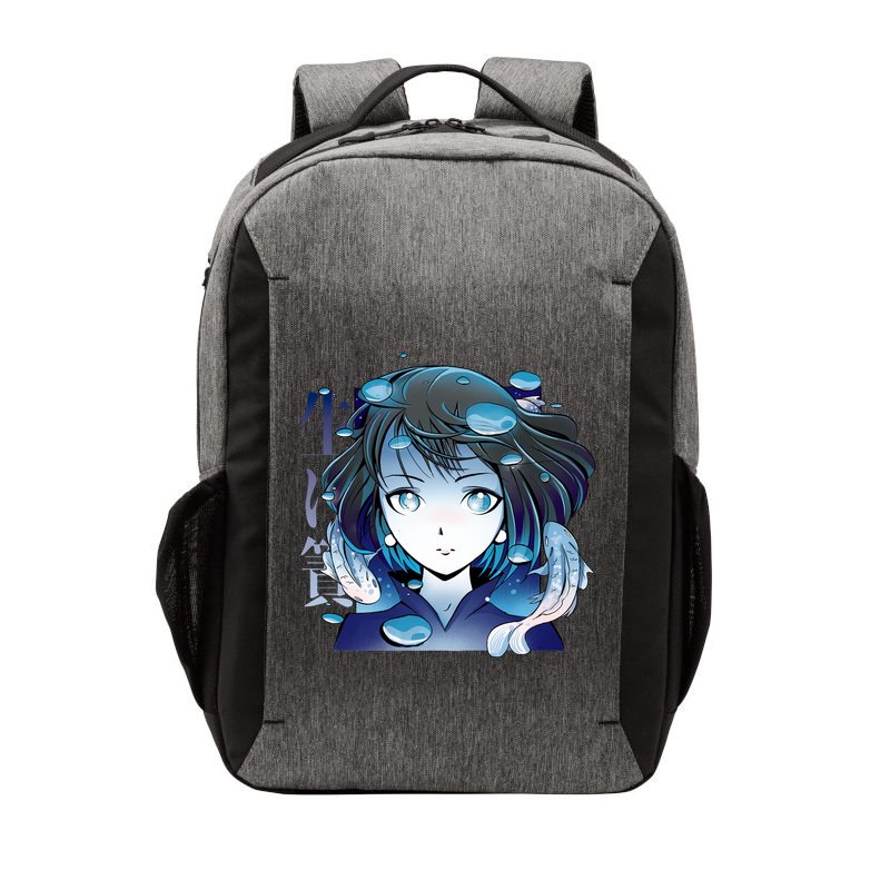 Anime Girl Koi Fishes Japanese Vector Backpack