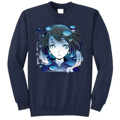 Anime Girl Koi Fishes Japanese Sweatshirt