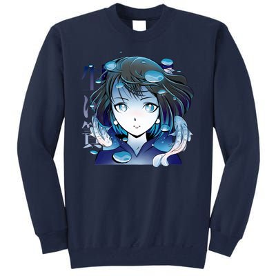 Anime Girl Koi Fishes Japanese Tall Sweatshirt